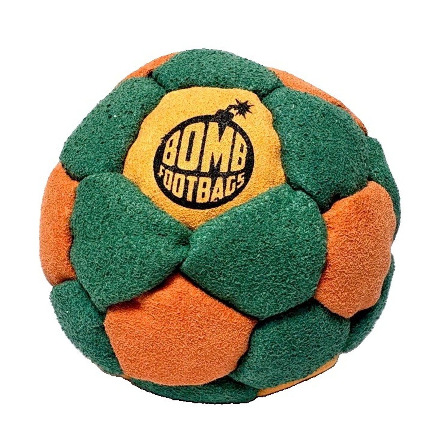 🔥Bomb Footbags The Burn Hacky Sack Footbag Forest/Orange/Rust BNWT🔥