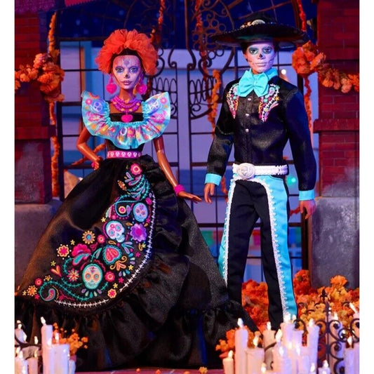 🔥Barbie & Ken Dia De Los Muertos 2024 Barbie Doll Day of the Dead BNWT🔥