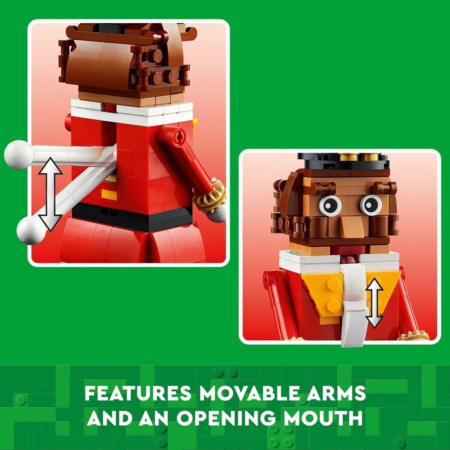 🔥Nutcracker Christmas Decor - Building Toys (40640) BNIB💥