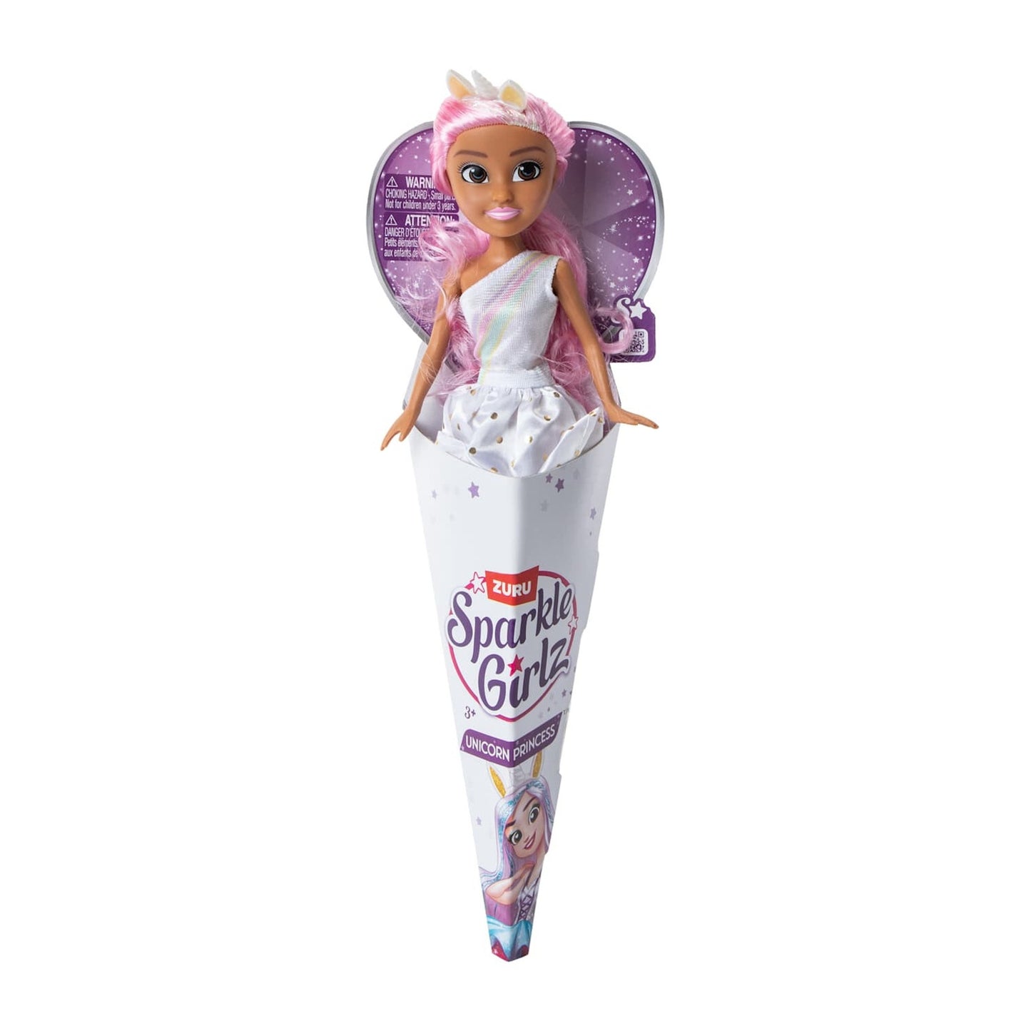 🔥Zuru Sparkle Unicorn Princess 11.5" Girlz Doll Pink Hair BNWT🔥