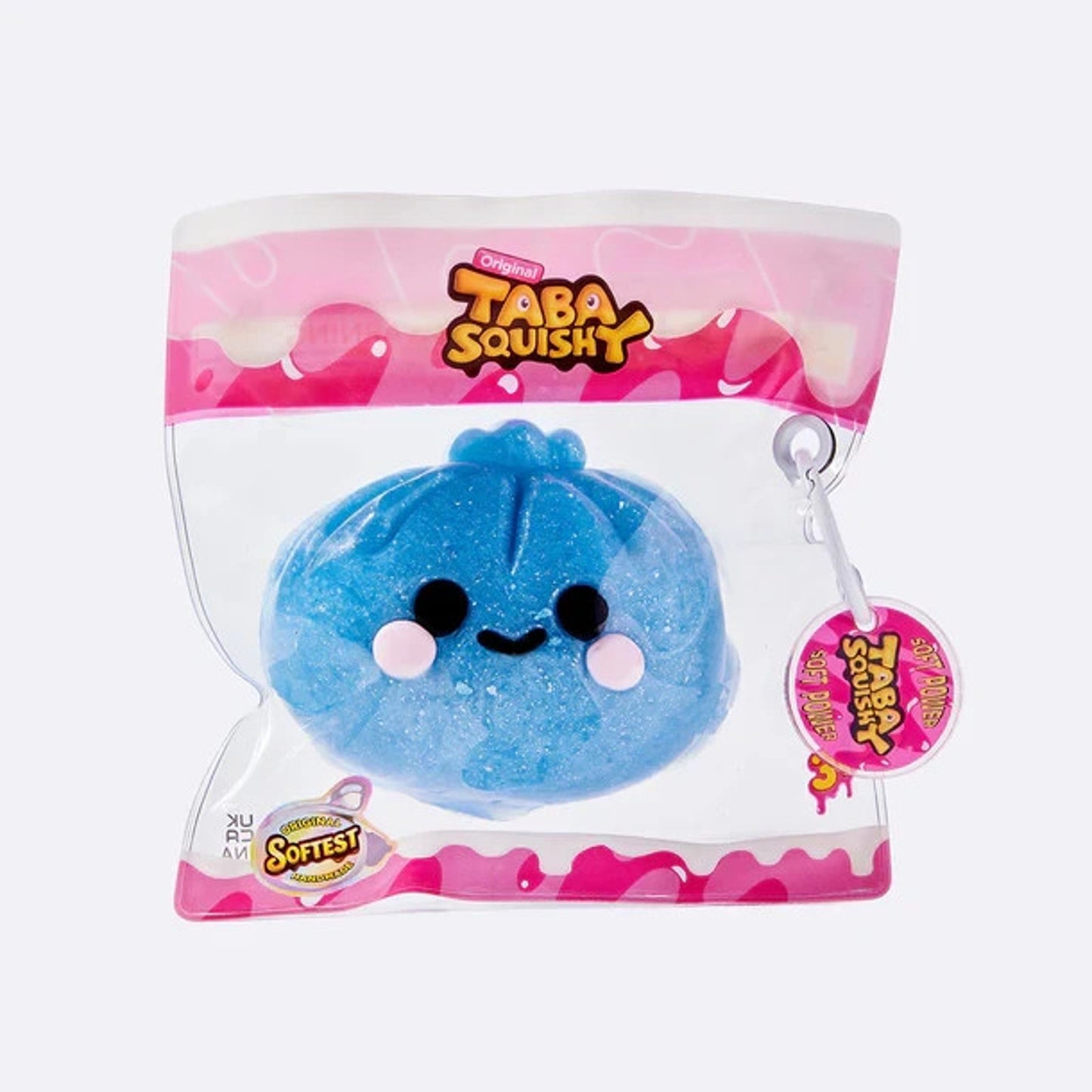 🔥Tabasquishy Blue Glitter Dumpling Squishy Squeeze Toy BNWT🔥