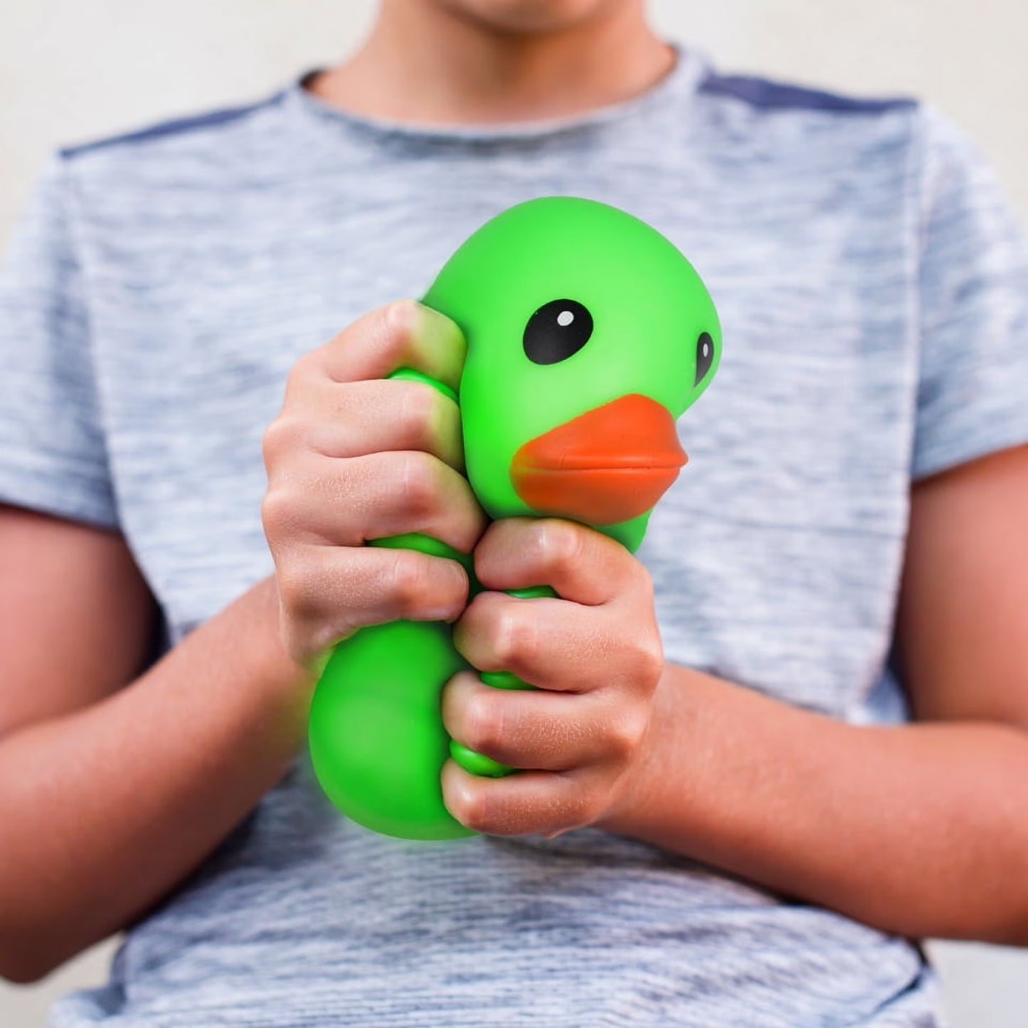 🔥Toymendous Laffy Quacks Jumbo Squishy Toy Duck Viral GREEN BNWT🔥