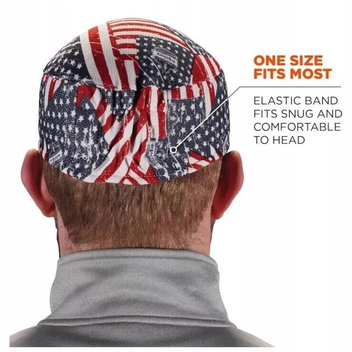 🔥Ergodyne Chill Its 6630 Skull Cap Lined with Terry Cloth Sweat Wicki BNWT🔥