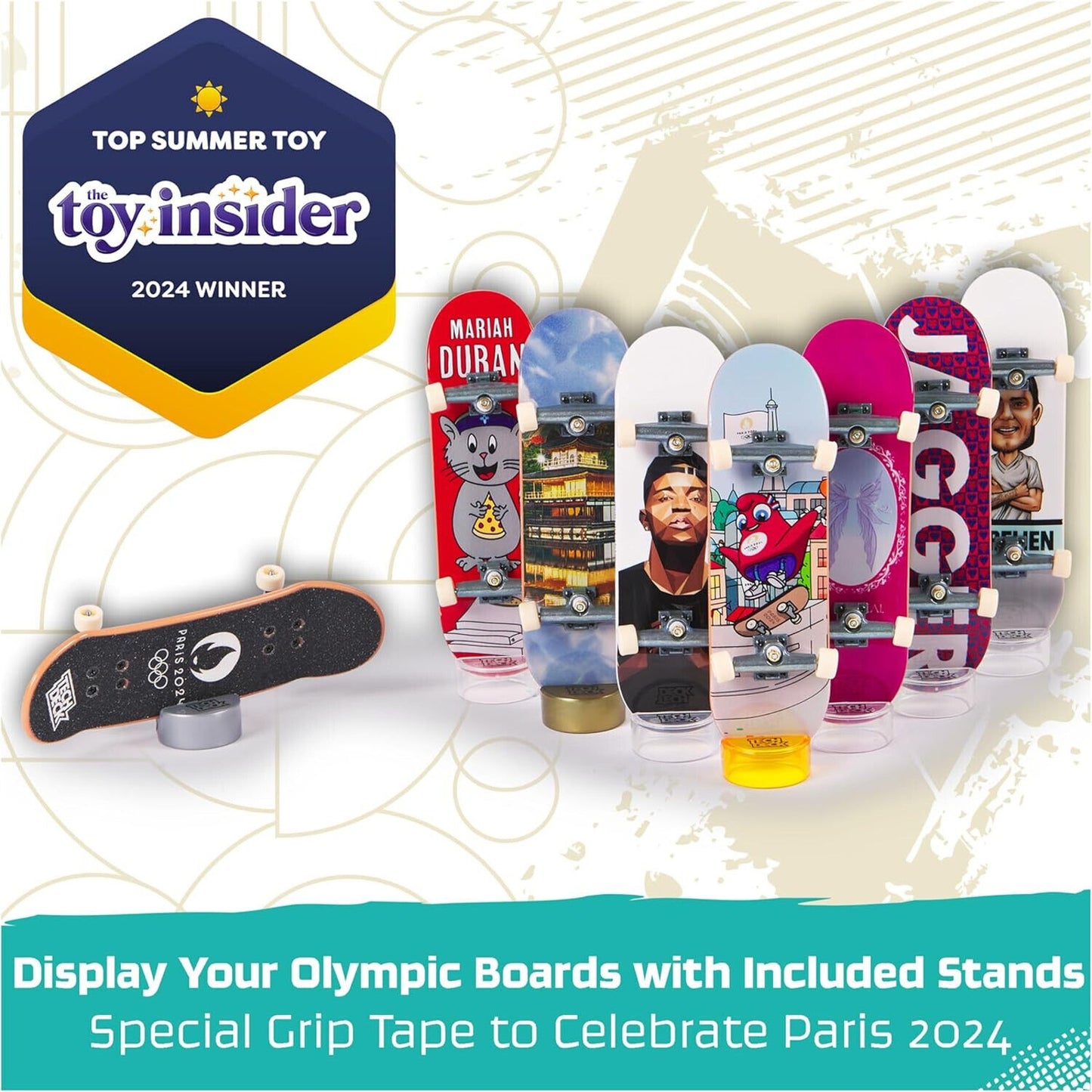 🔥Tech Deck Competition Legends 8-Pk Mini Skateboards Olympic Games Paris 2024🔥