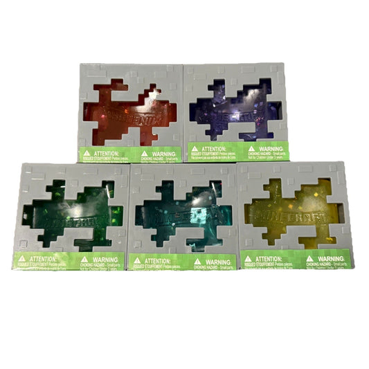 🔥MINECRAFT Jelly Cubes Squishy Cubes Lot of 5 BNWT🔥