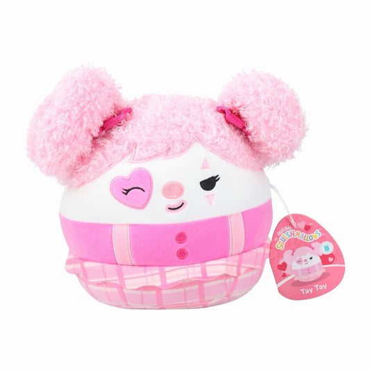 🔥Squishmallows 8” Tay Tay the Pink Clown Valentine’s Day BNWT🔥