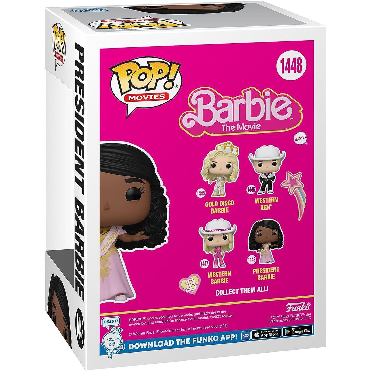 🔥Funko POP! Movies: Barbie The Movie - President Barbie #1448 BNIB🔥