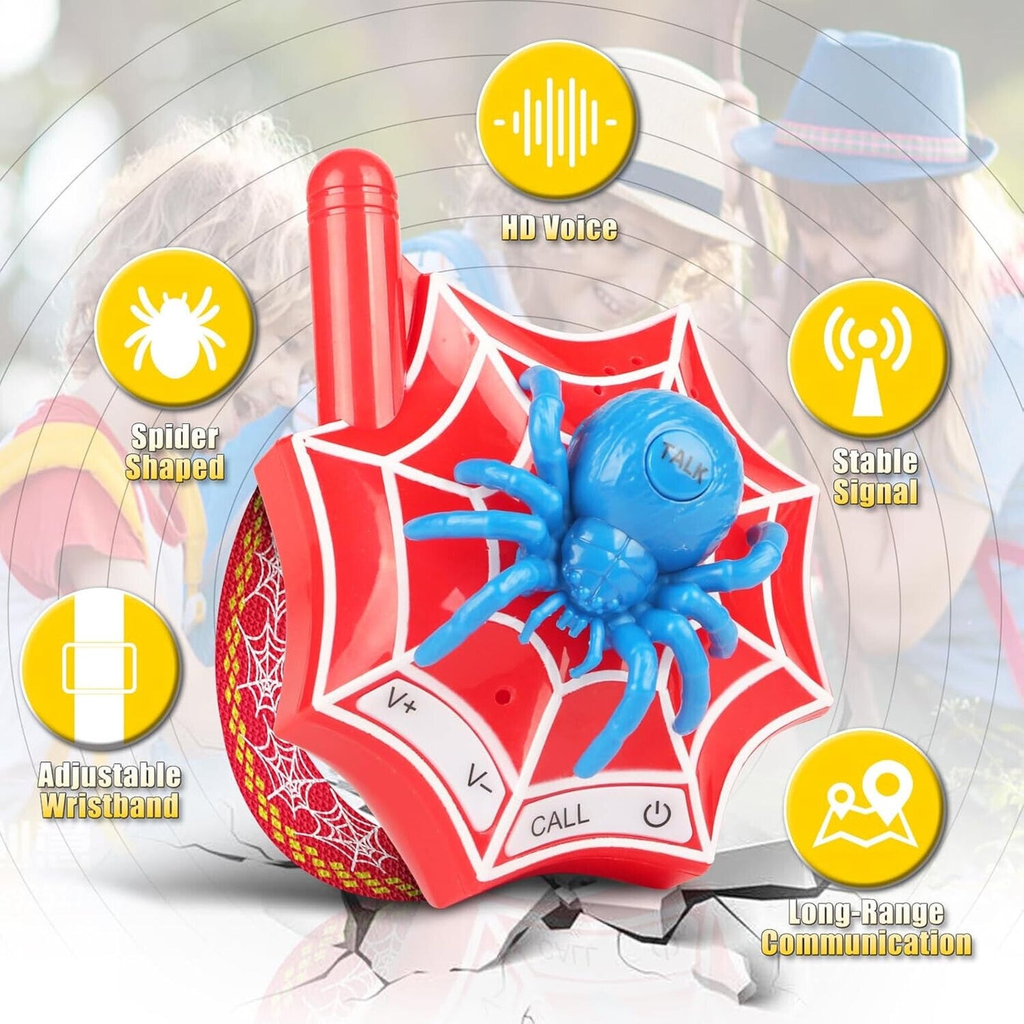 🔥Walkie Talkies for Kids Spidertoy BNWT🔥