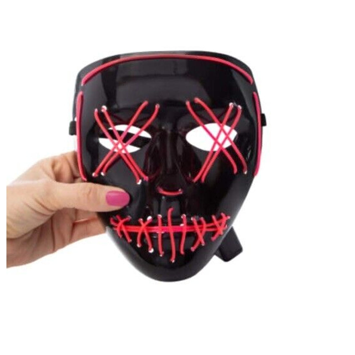 🔥Creepy LED Halloween Mask RED BNWT🔥