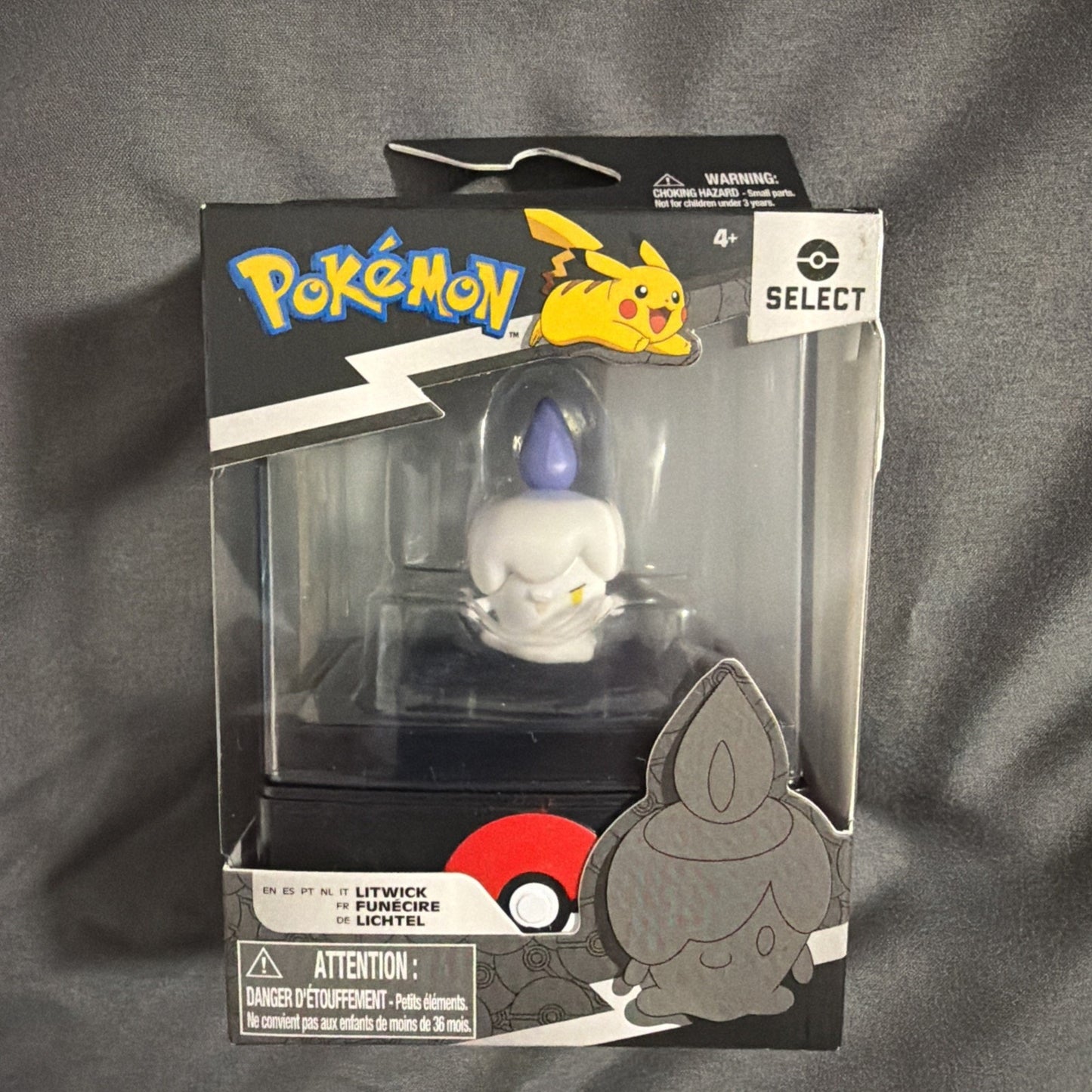 🔥Jazwares Pokemon Select Litwick Figurine BNWT🔥