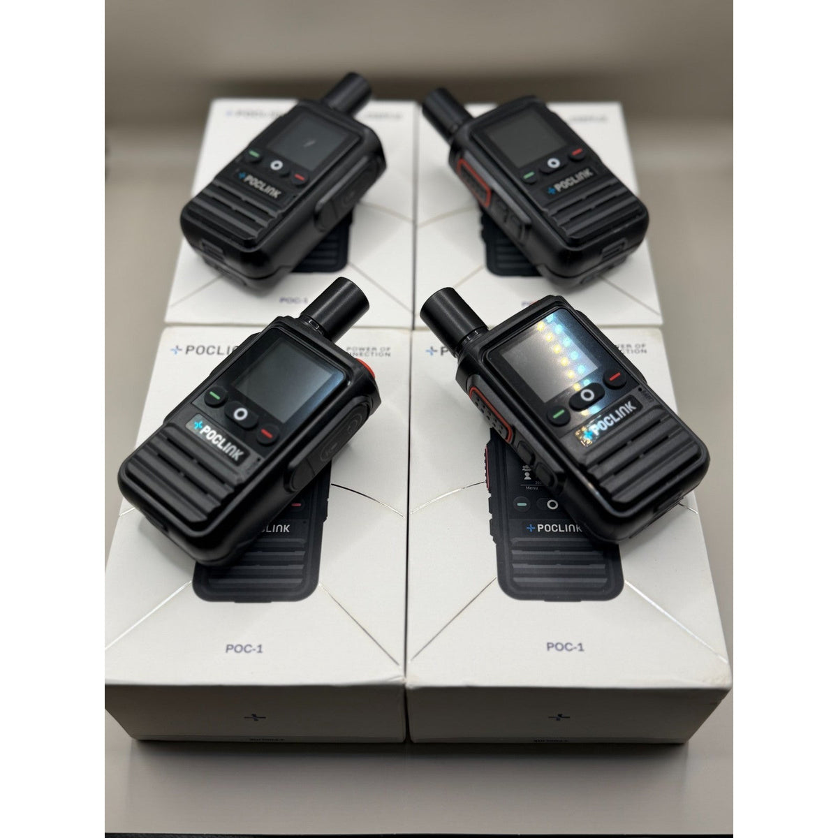 🔥POCLINK POC-1 Radio (4 Pack) Global POC LITE 4G Radios + Extras 🔥