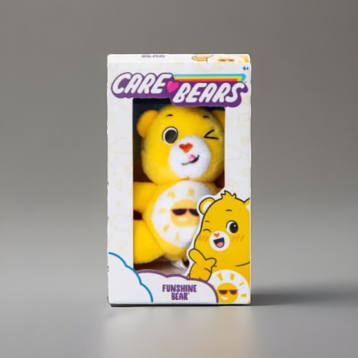 🔥Care Bears Collection Micro Plush Funshine Bear Mini Stuffed Plush 3" BNWT🔥