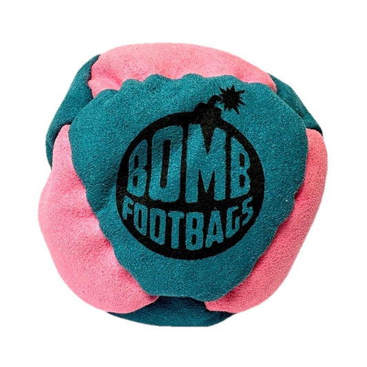 🔥Bomb Footbags The Bullet Hacky Sack Footbag Teal/Pink NWT🔥