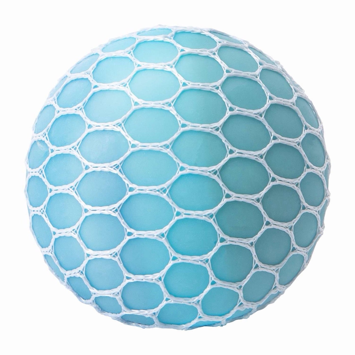 🔥Mesh Squishy Squeeze Stress Ball Toy LIGHT BLUE BNWT🔥
