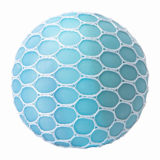 🔥Mesh Squishy Squeeze Stress Ball Toy LIGHT BLUE BNWT🔥