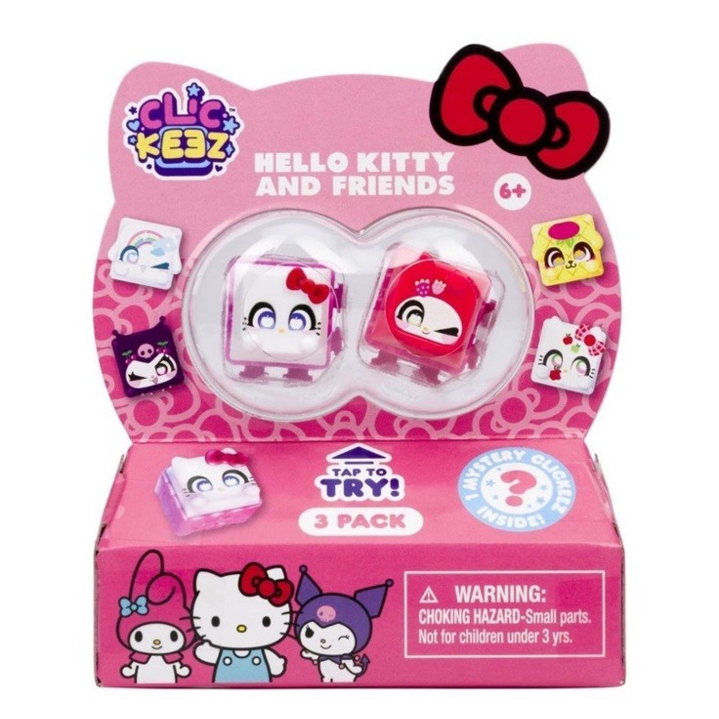 🔥Clickeez Clic Keez HELLO KITTY AND FRIENDS 3 Pack Fidget BNWT🔥