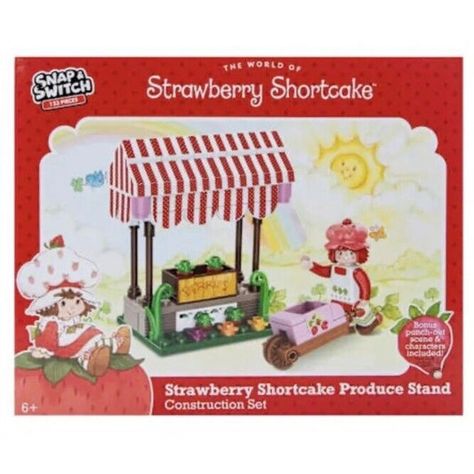 🔥The World Of Strawberry Shortcake Produce Stand Snap & Switch Construct Set
