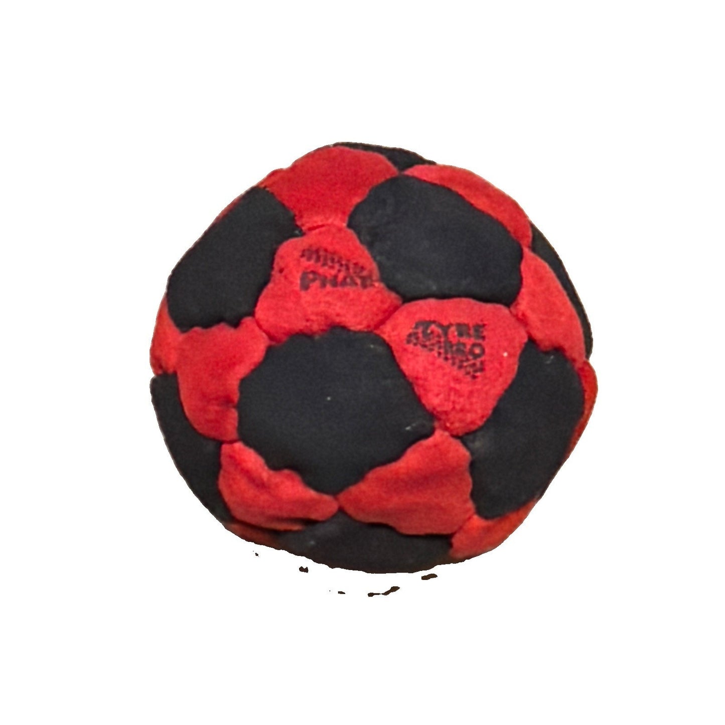 🔥World Footbag Phat Tyre Pro Footbag Hacky Sack BLACK/RED BNWT🔥