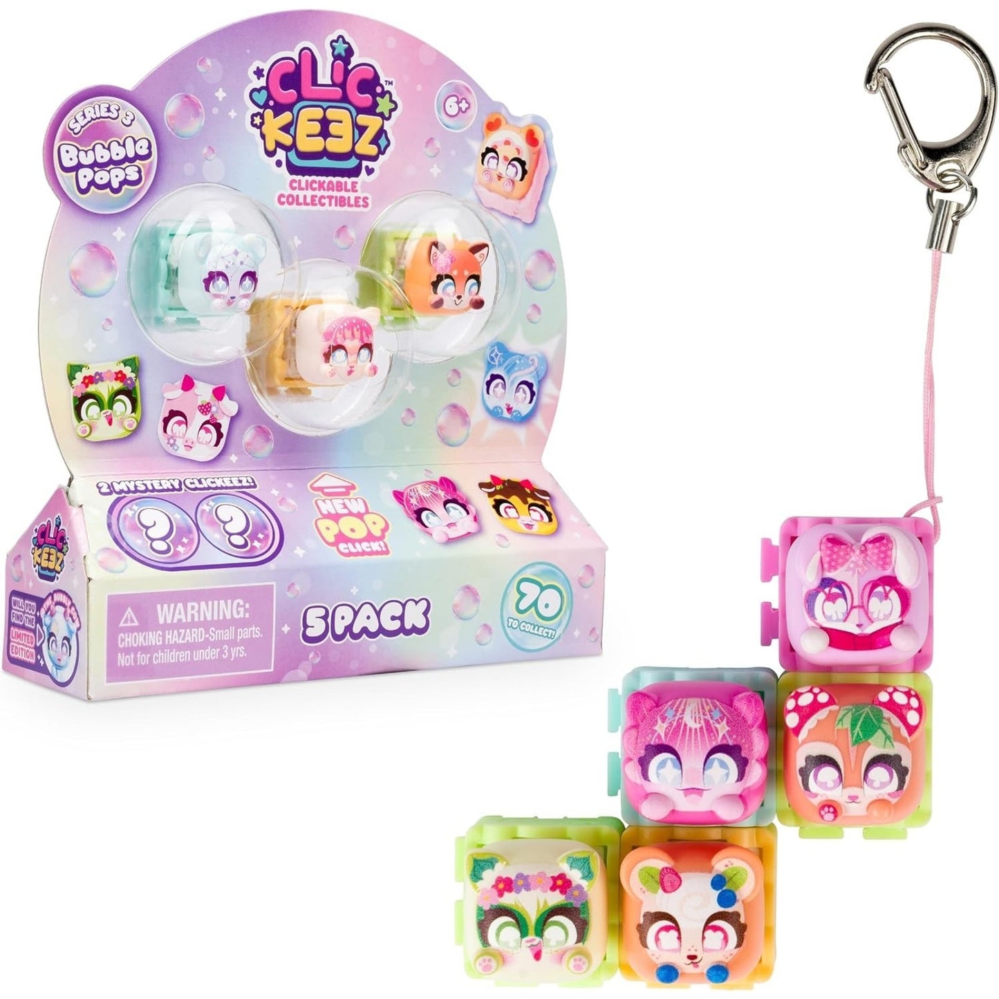 🔥Clickeez Series 3 5 Pack Keyboard Clicker Fidget BNWT🔥