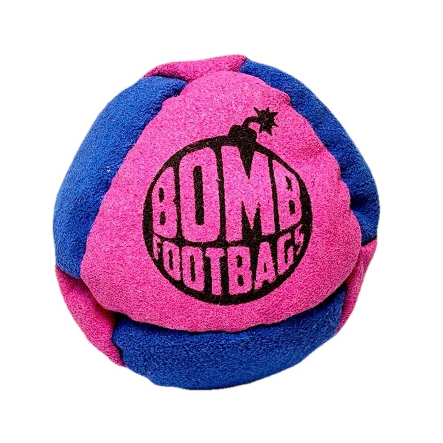 🔥Bomb Footbags The Grenade V2 Hacky Sack Footbag Pink/Royal NWT🔥