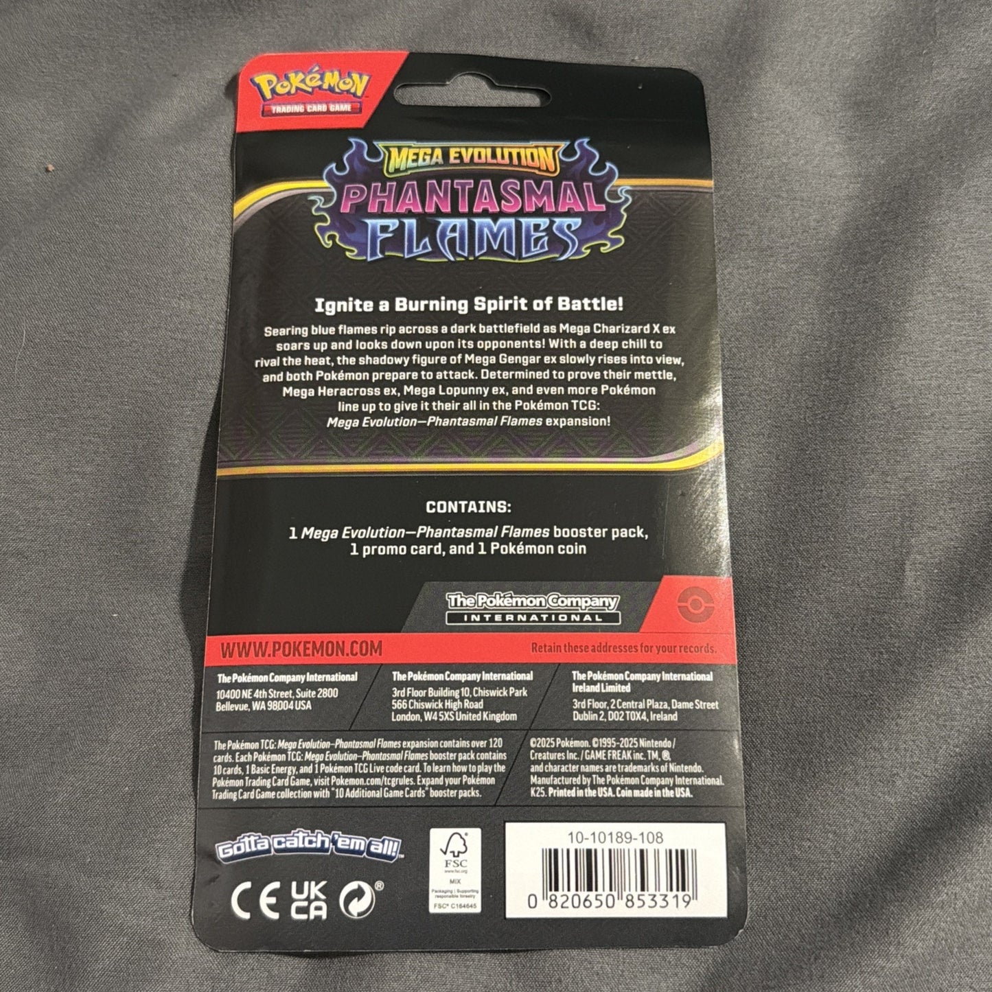 🔥Phantasmal Flames Whimsicott Promo Blister Booster Pack Sealed🔥
