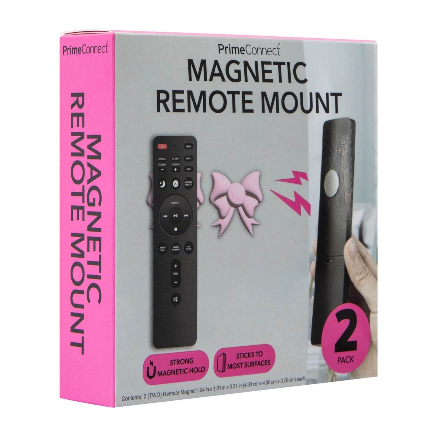 🔥Magnetic Pink Bow Remote Mount 2-Pack BNWT🔥