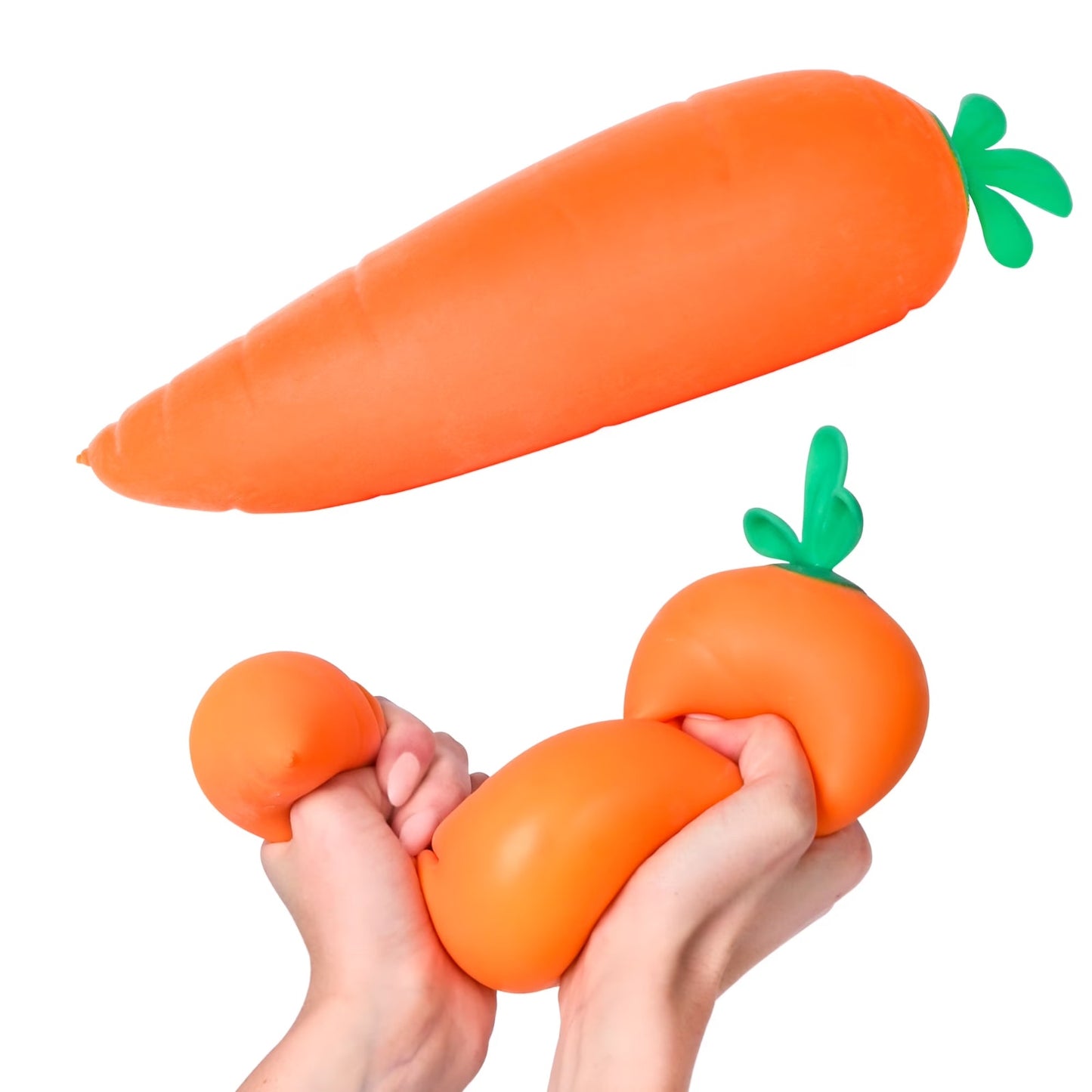 🔥Toymendous Jumbo Squishy Carrot Sensory Toy 12.5" Fidget Stress Relief BNWT🔥