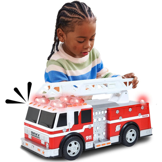 Sunny Days Entertainment Maxx Action 12 Large Fire Truck Lights And Sounds