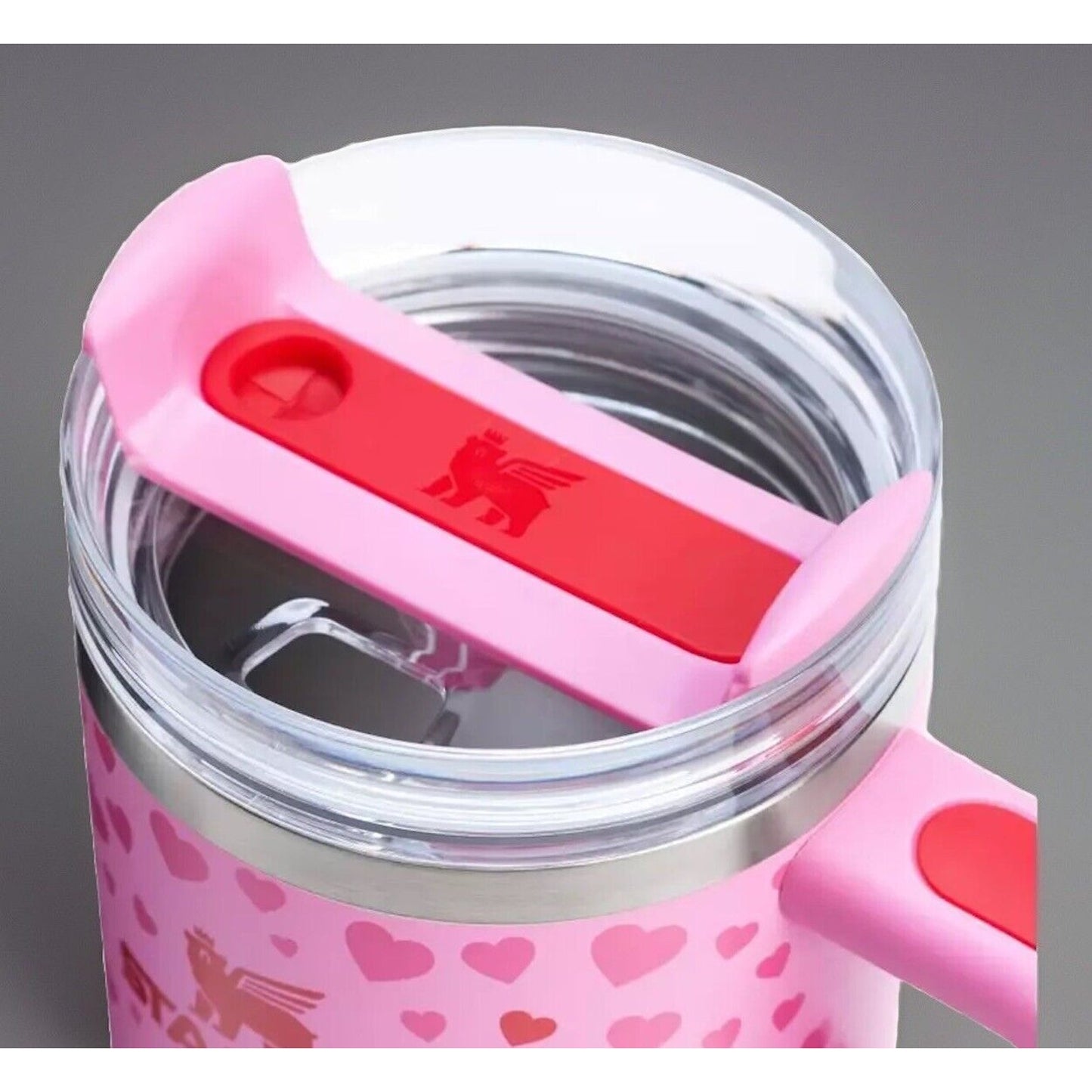 🔥Stanley 20 oz H2.0 Flowstate Quencher Tumbler Sweet Hearts Valentines Day💥