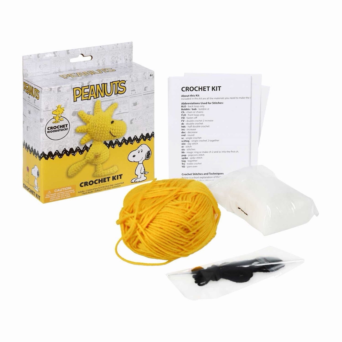 🔥Peanuts Woodstock Crochet Kit BNWT🔥