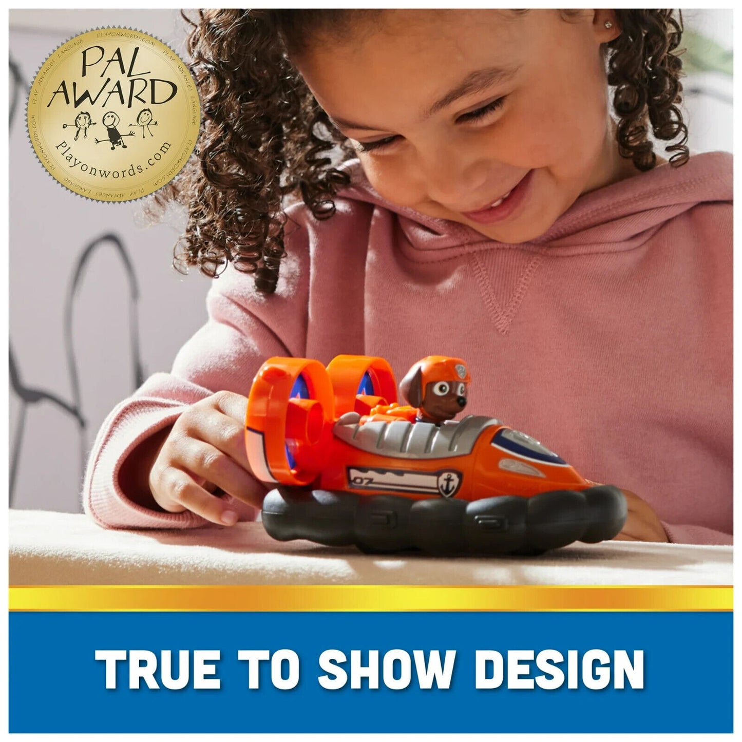 🔥Paw Patrol Zuma S Hovercraft Toy Vehicle With Collectible Action Figure💥