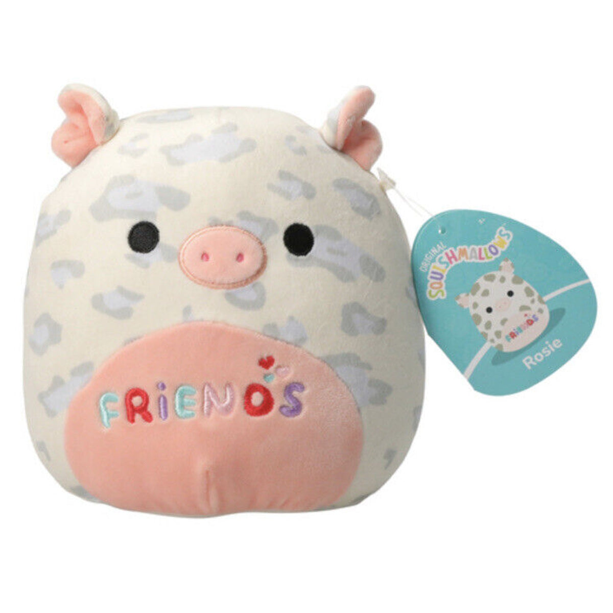 🔥Squishmallow 7.5" Rosie The Pig "Friends" Plush Easter Gift Cute BNWT🔥
