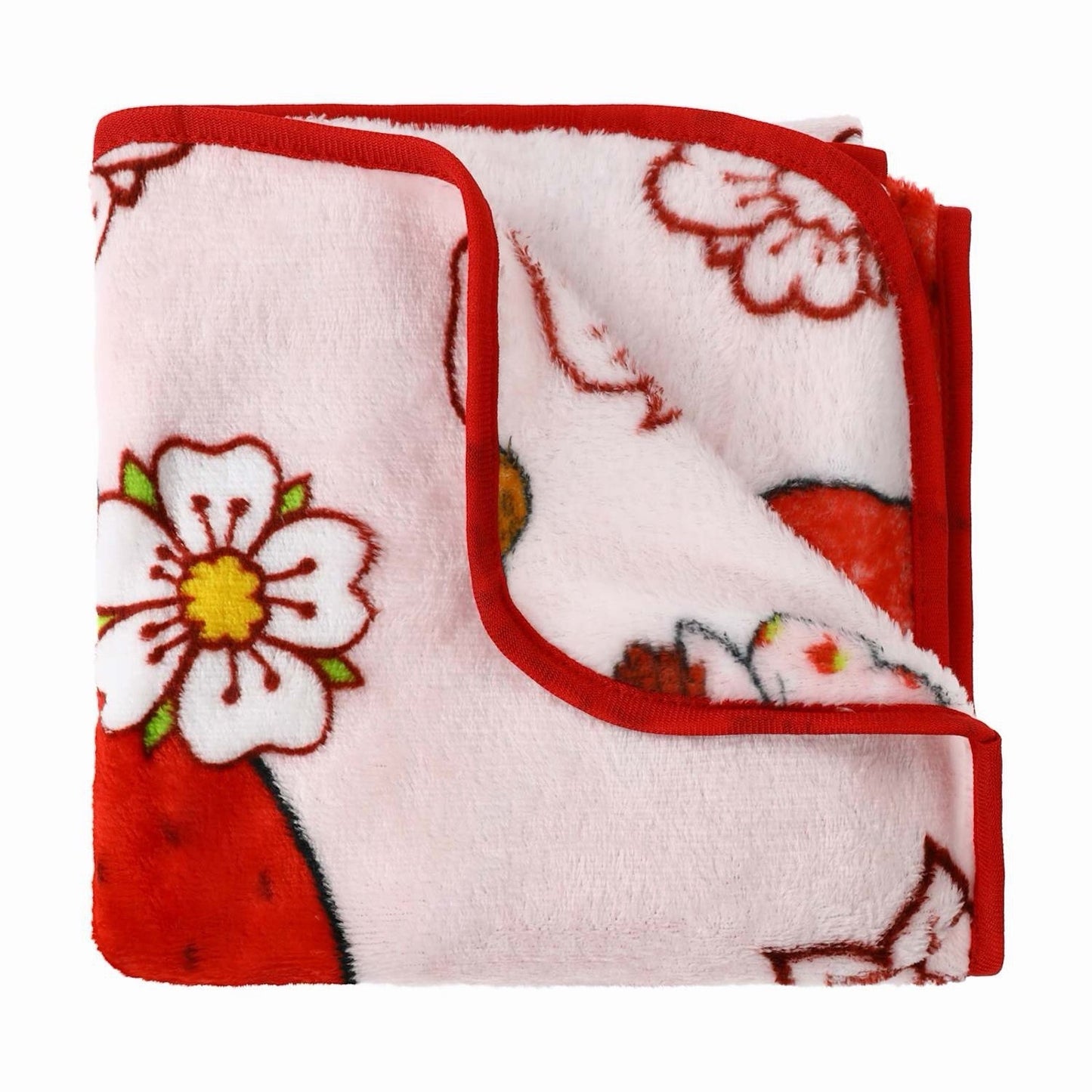 🔥Strawberry Shortcake 40 x 50 Inch Silk Touch Throw Travel Blanket BNWT🔥