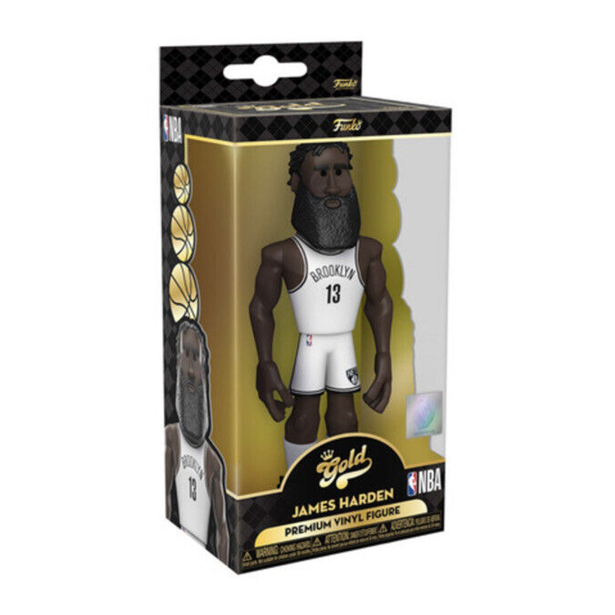 🔥Funko Gold Premium NBA James Harden #13 Nets Basketball 5" Vinyl Figure BNWT🔥
