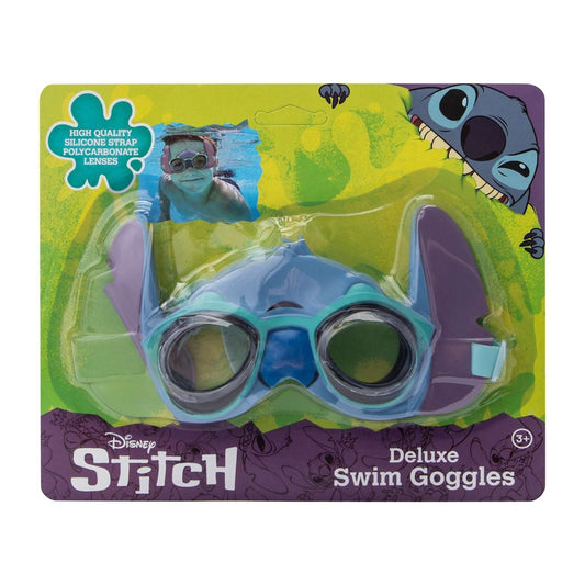 🔥Disney Stitch Deluxe Swim Goggles Youth Goggles Stitch Swimming BNWT🔥