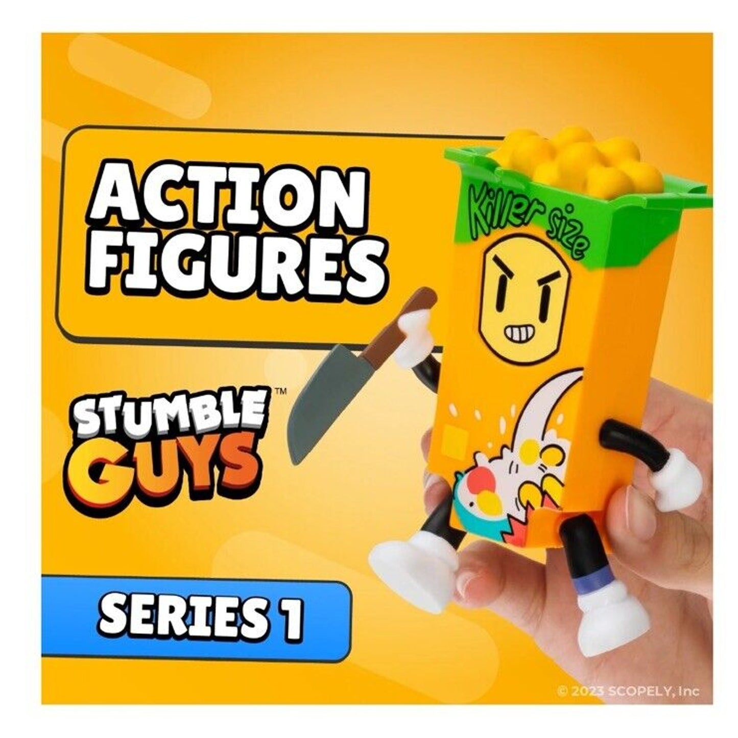 🔥Stumble Guys CEREAL KILLER 4.5” Action Figure In Window Box 2024 BNIB🔥