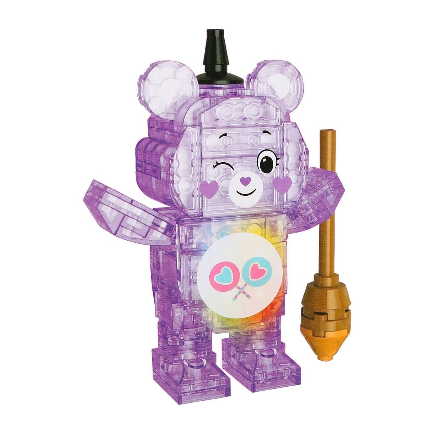 🔥Care Bears Halloween Share Bear Light Up Block Figure BNWT🔥