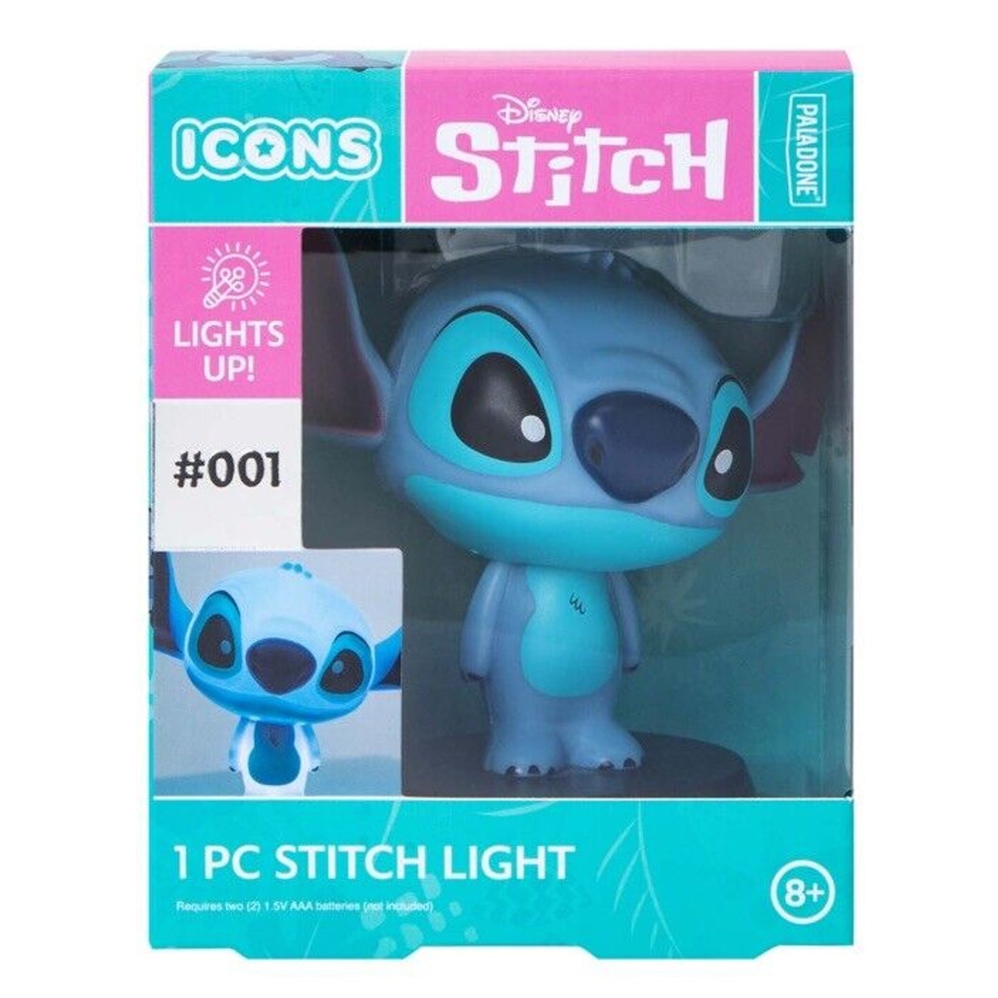 🔥Disney Stitch Lilo & Stitch Icons 5" Paladone Light BNWT💥