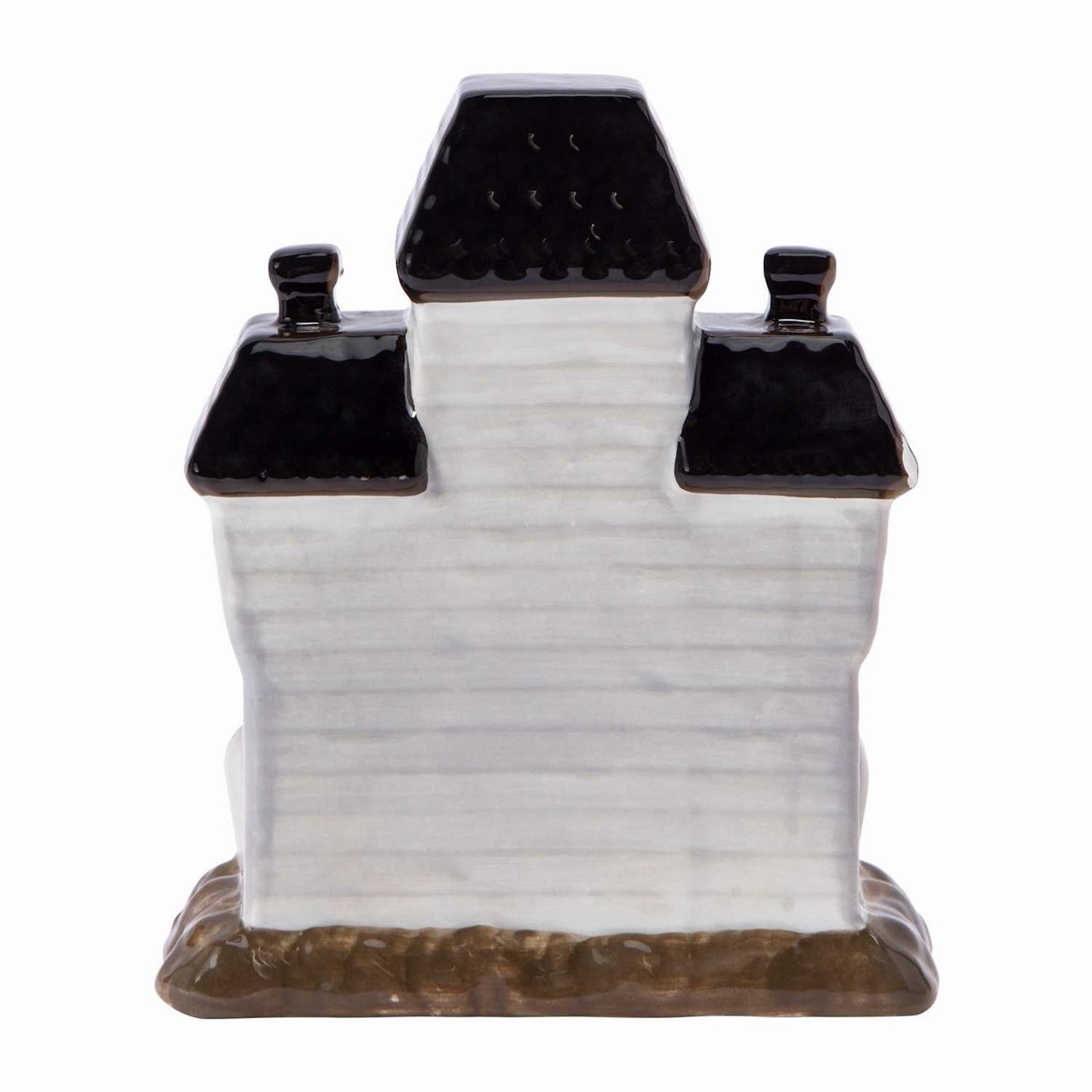 🔥Halloween Ceramic LED Light Up Haunted House BNWT🔥