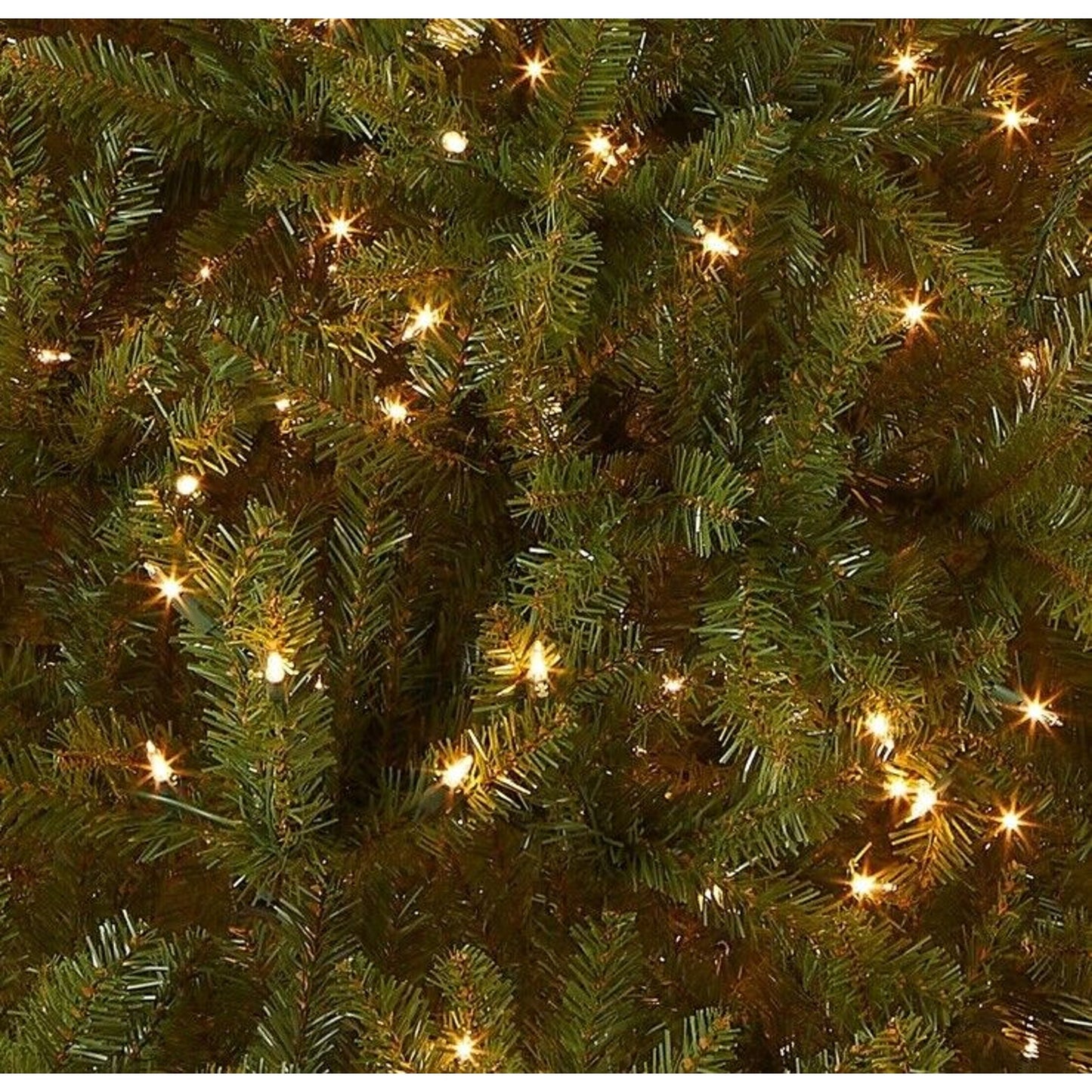 🔥 Dunhill Fir Pre-Lit 6.5’ Artificial Full Christmas Tree Green White Lights🔥
