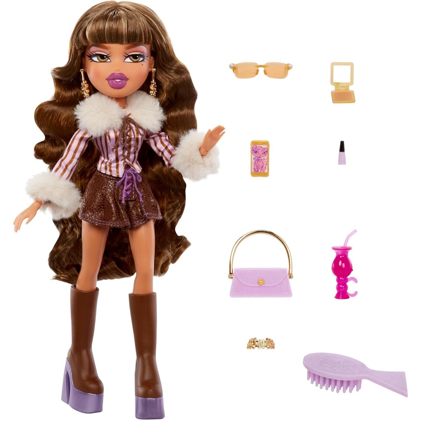 🔥Bratz Alwayz Bratz Yasmin Fashion Doll with 10 Accessories and Poster BNWT🔥