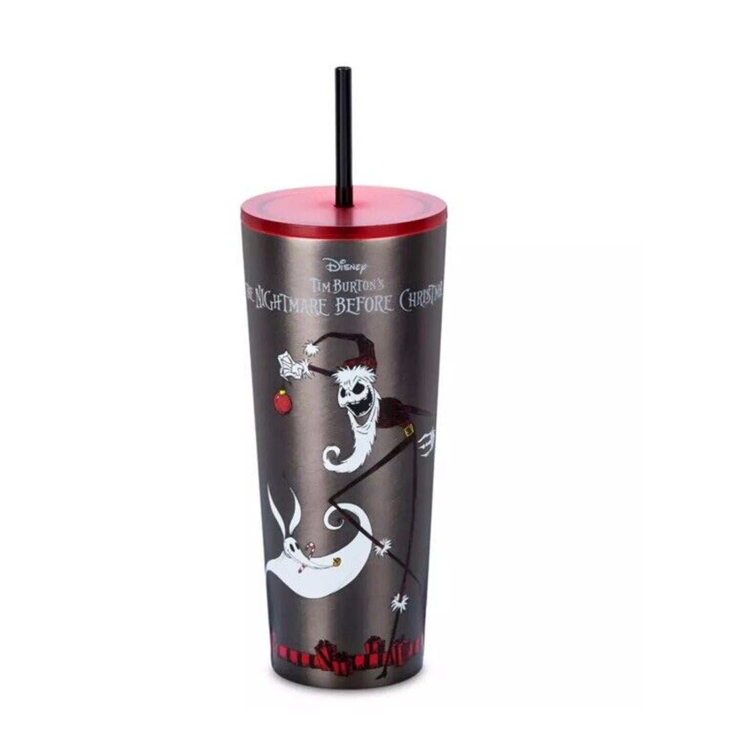 🔥The Nightmare Before Christmas Stainless Steel Starbucks Tumbler + Straw ‘24🔥