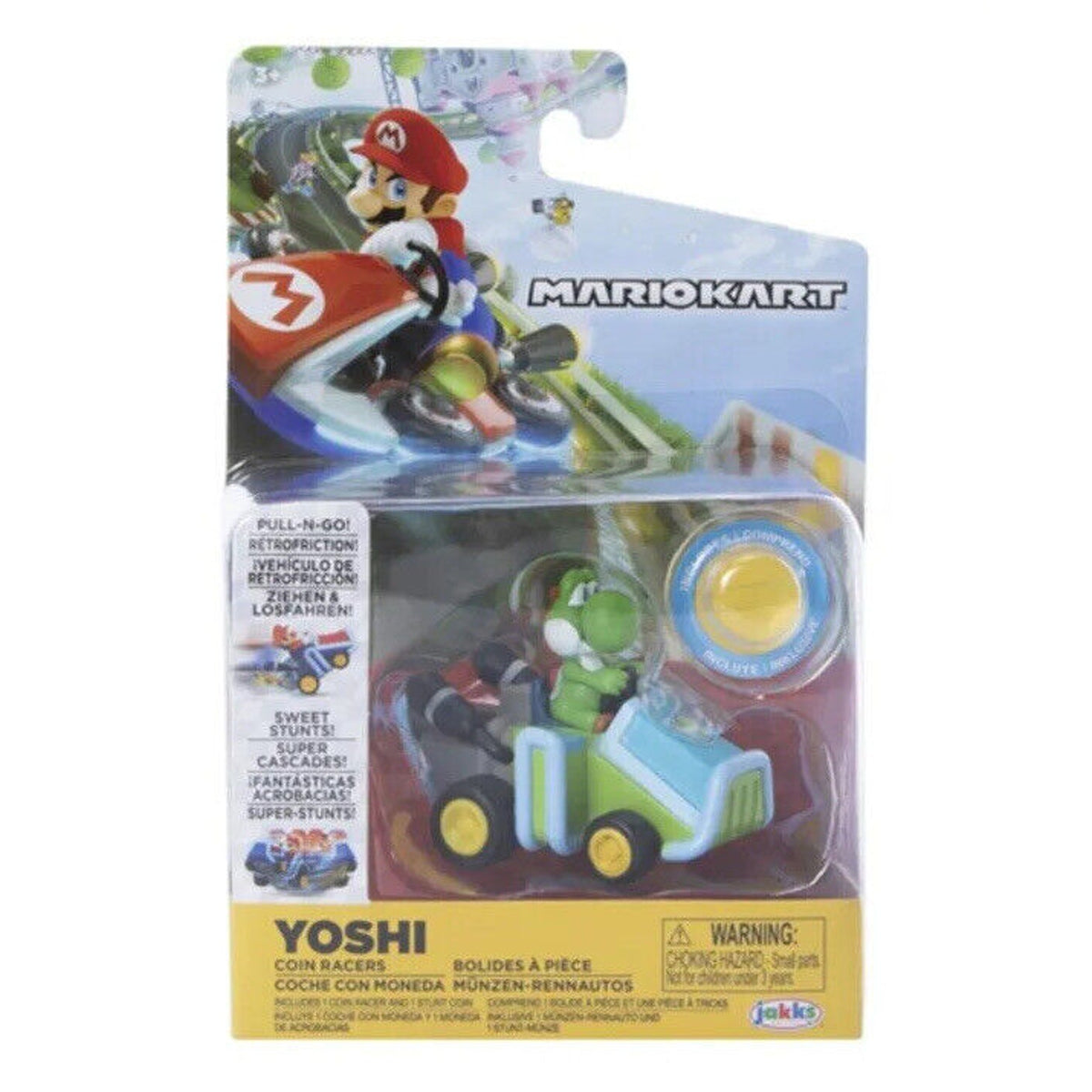 🔥Nintendo Mariokart Coin Racer by Jakks YOSHI BNIB🔥