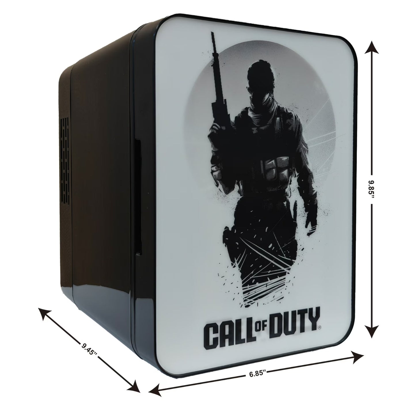 🔥Call of Duty Defend Lenticular 4L 6-Can Mini Fridge White BNWT🔥