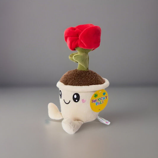 🔥Smoochy Pals Plant Plush RED 10in For Valentine's/Mother's Day 2025 BNWT🔥