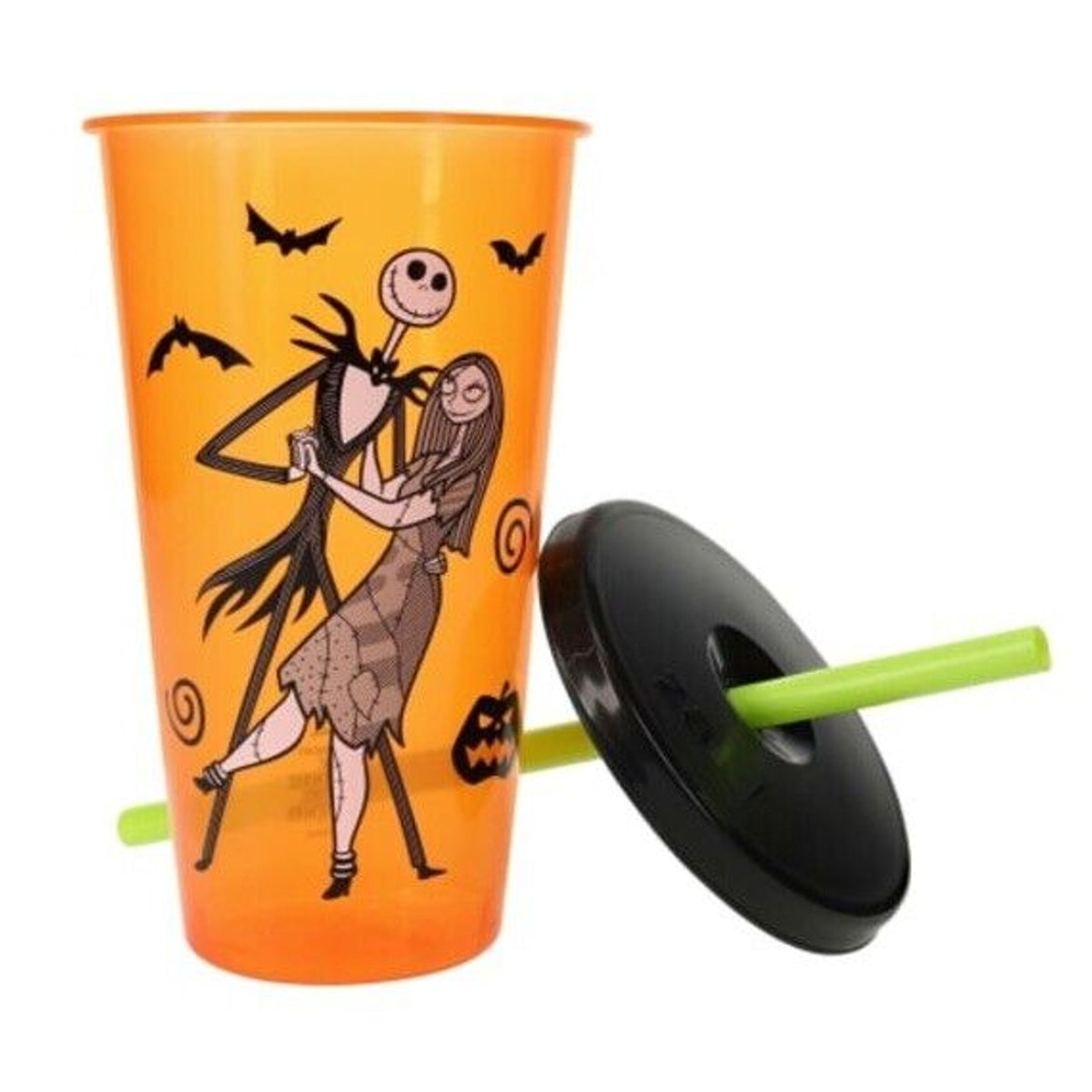 🔥Zak! The Nightmare Before Christmas Tumbler With Lid & Straw 25oz BNWT🔥