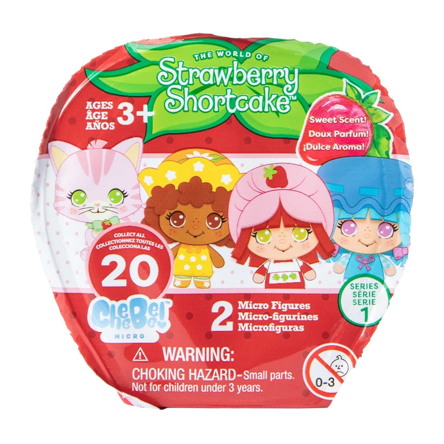 🔥Strawberry Shortcake Cheebee Micro Figures 2 Pack Blind Bag Mystery Surprise🔥
