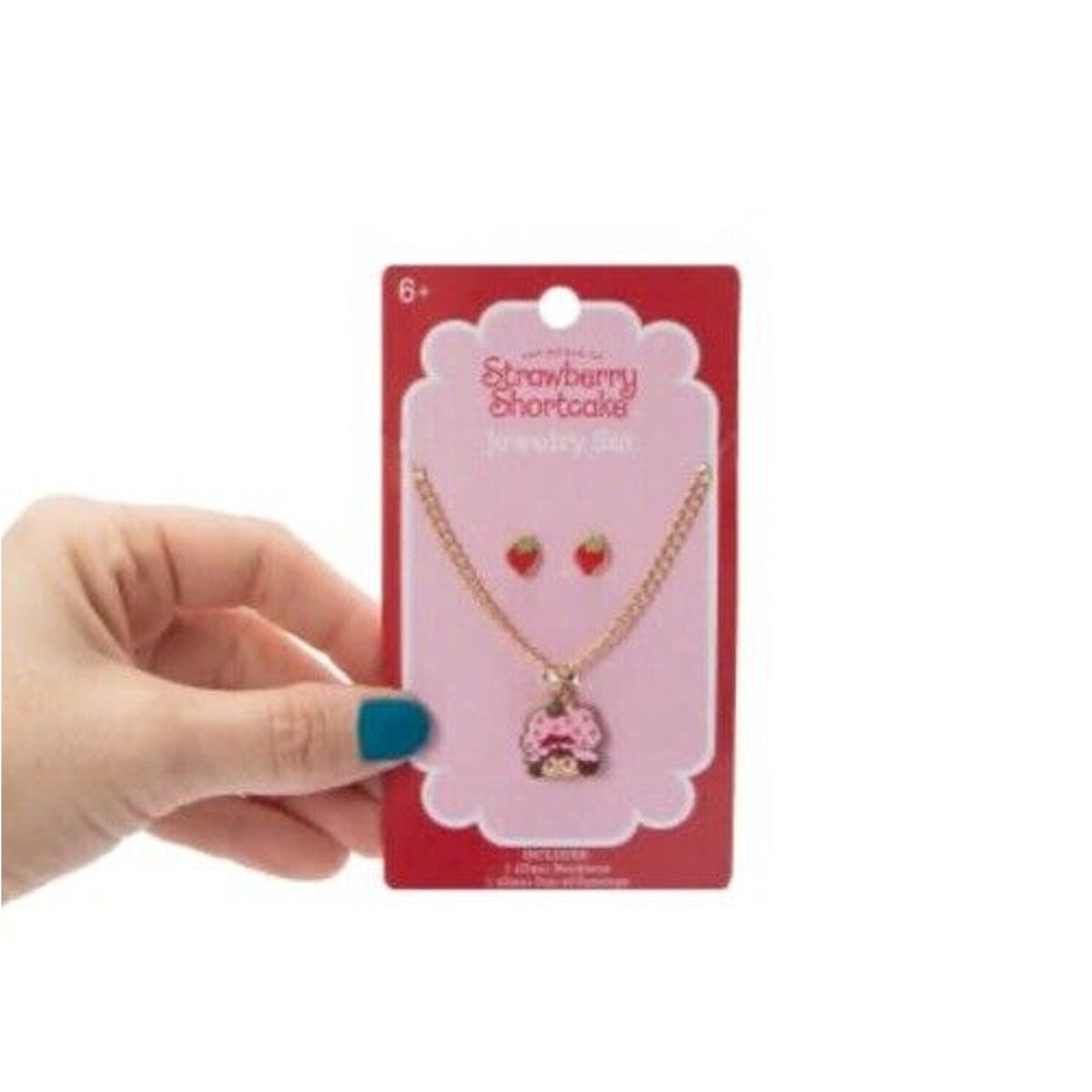 🔥The World Of Strawberry Shortcake Jewelry Set One Necklace & Earrings BNWT🔥