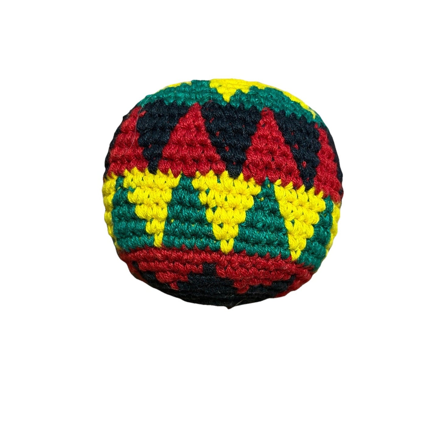 🔥World Footbag Boota Bag Crochet Hacky Yellow Star BNWT🔥
