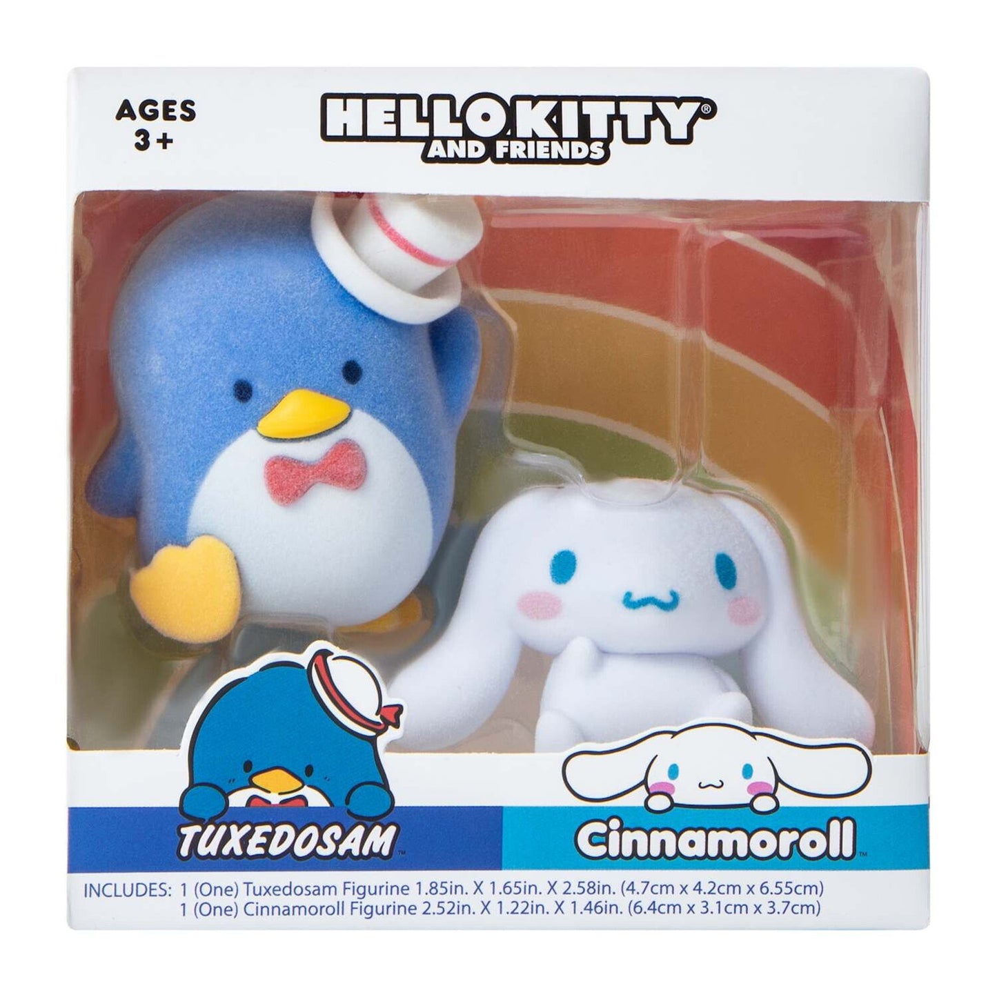 🔥Hello Kitty & Friends Figures 2pk Tuxedo Sam & Cinnamonroll Sanrio BNWT🔥